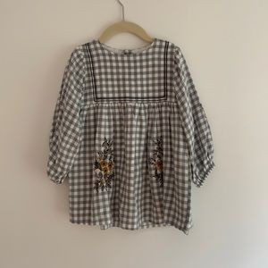 Gingham Zara girls dress